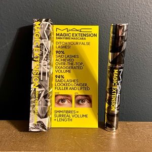 MAC Magic Extension “Full Size” 5mm Extensive Black Mascara NWT
